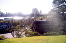 The Rocks with Bridge in view